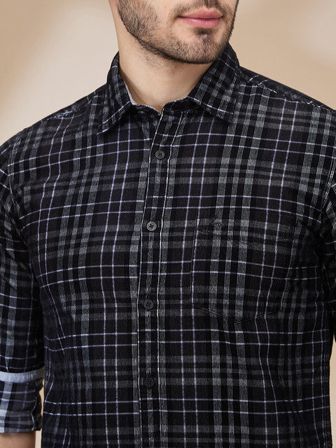 Parx Black Casual Shirt 
