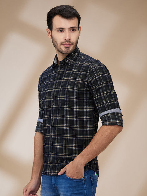 Parx Green Casual Shirt 