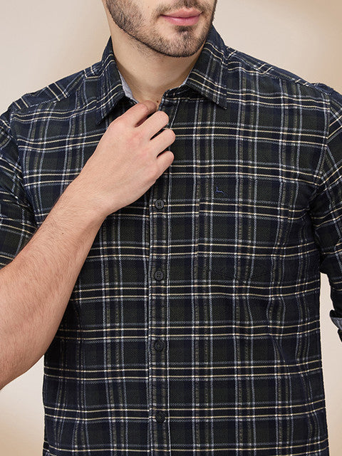Parx Green Casual Shirt 
