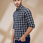 Parx Blue Casual Shirts