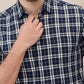 Parx Blue Casual Shirts