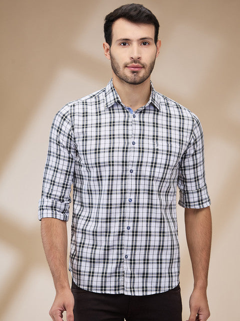 Parx White Casual Shirts