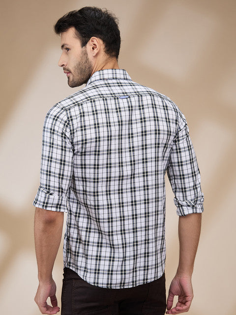 Parx White Casual Shirts