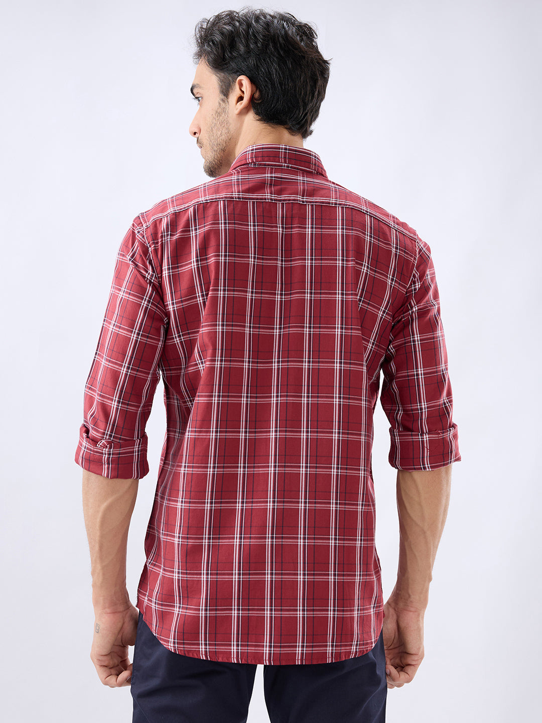 Parx Red Casual Shirt