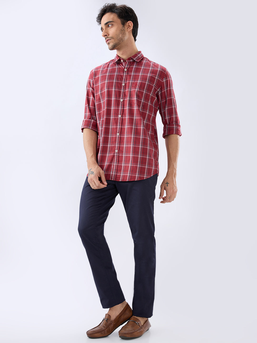 Parx Red Casual Shirt