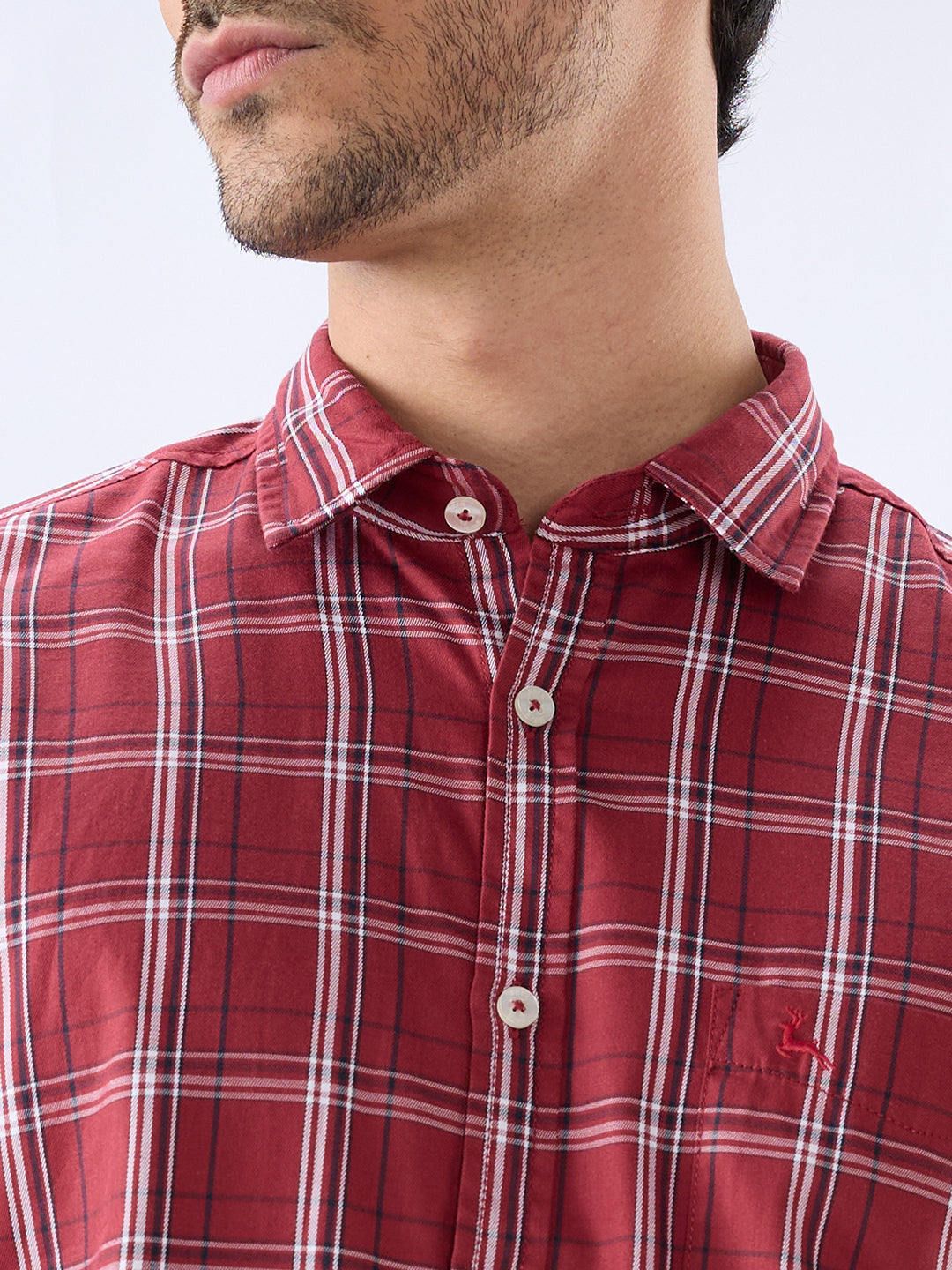 Parx Red Casual Shirt