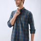 Parx Blue Casual Shirt