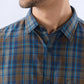 Parx Blue Casual Shirt