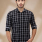 Parx Black Casual Shirts