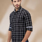 Parx Black Casual Shirts