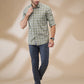 Parx Green Casual Shirt 
