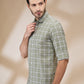 Parx Green Casual Shirt 