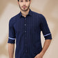 Parx Blue Casual Shirts