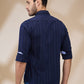 Parx Blue Casual Shirts