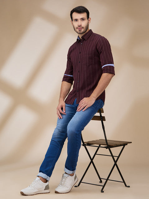 Parx Red Casual Shirts