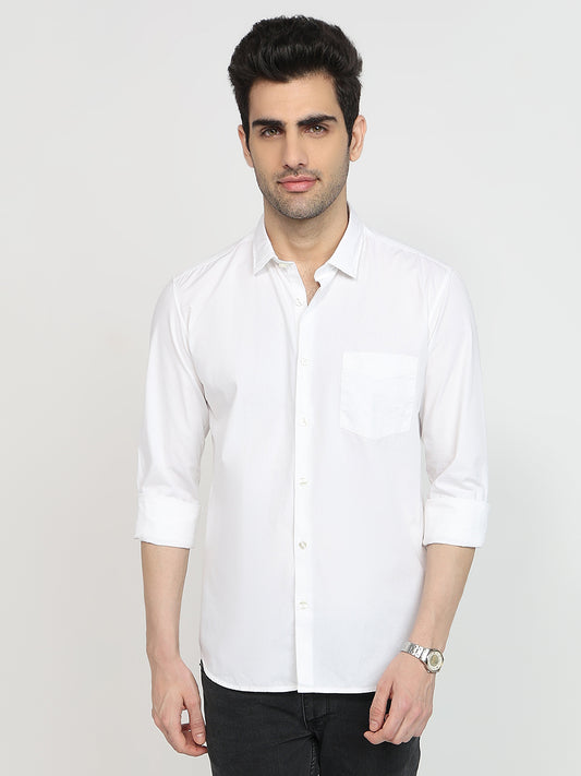 Parx White Casual Shirt