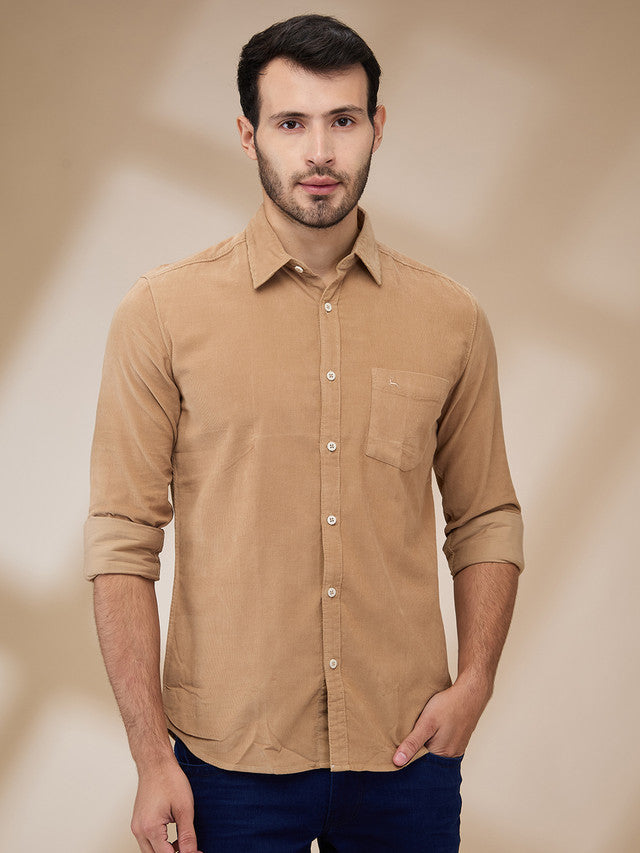 Parx Brown Casual Shirt