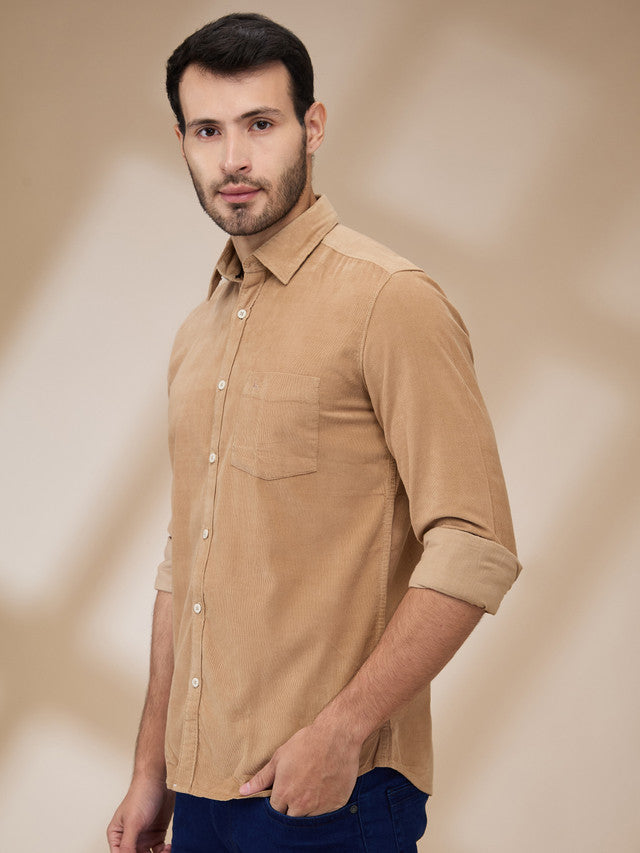 Parx Brown Casual Shirt