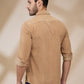 Parx Brown Casual Shirt