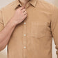 Parx Brown Casual Shirt