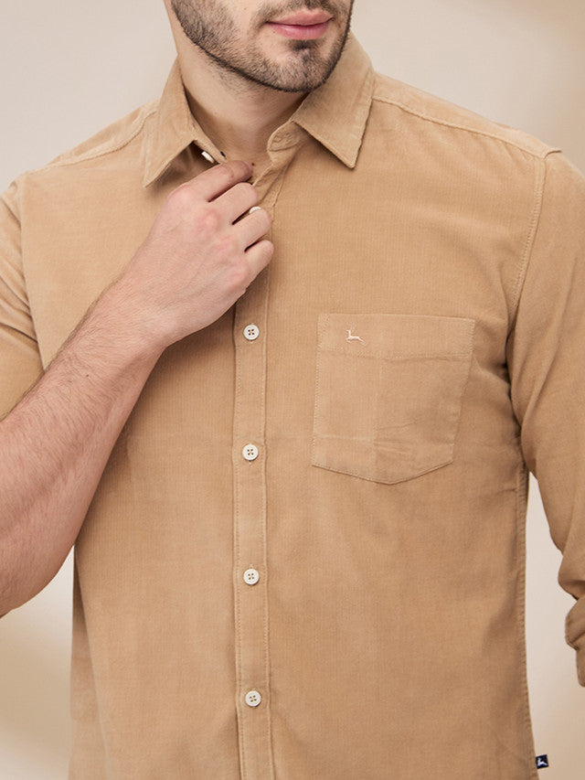 Parx Brown Casual Shirt