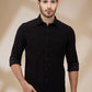 Parx Black Casual Shirt