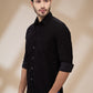 Parx Black Casual Shirt