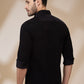 Parx Black Casual Shirt