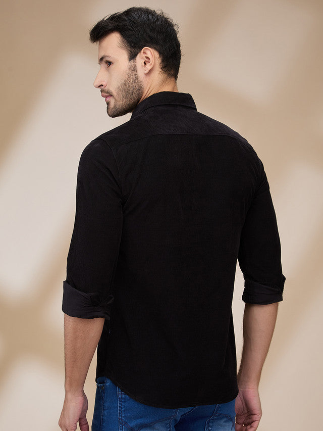 Parx Black Casual Shirt