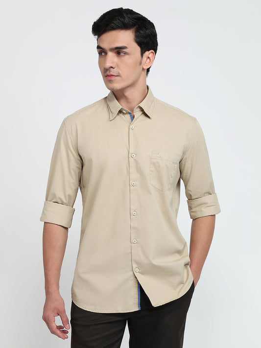 Parx Brown Casual Shirt