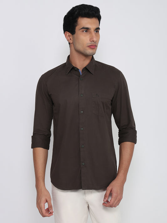 Parx Green Casual Shirt