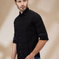 Parx Black Casual Shirt