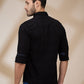 Parx Black Casual Shirt