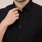 Parx Black Casual Shirt