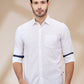 Parx White Casual Shirts