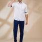 Parx White Casual Shirts