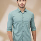Parx Green Casual Shirts