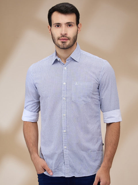 Parx Blue Casual Shirt 