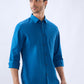 Parx Blue Casual Shirt