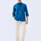 Parx Blue Casual Shirt