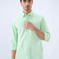 Parx Green Casual Shirt
