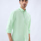 Parx Green Casual Shirt