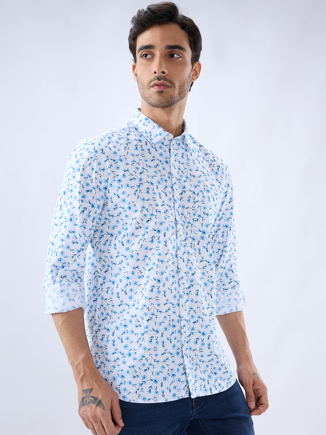Parx White Casual Shirt
