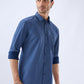 Parx Blue Casual Shirt