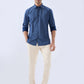 Parx Blue Casual Shirt
