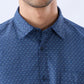 Parx Blue Casual Shirt
