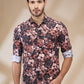 Parx Brown Casual Shirt 