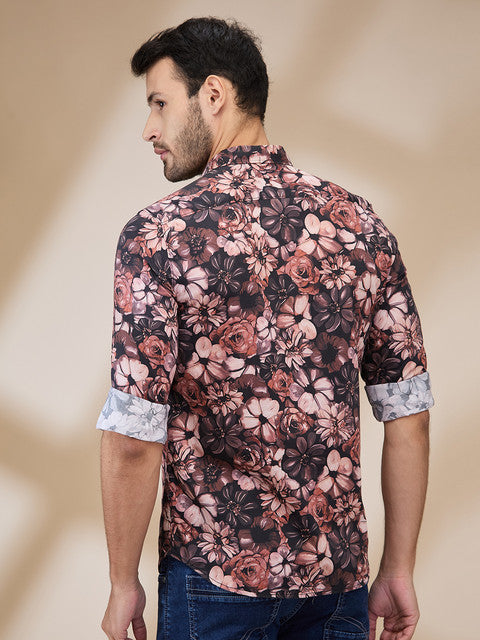 Parx Brown Casual Shirt 
