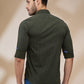 Parx Green Casual Shirts