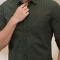 Parx Green Casual Shirts